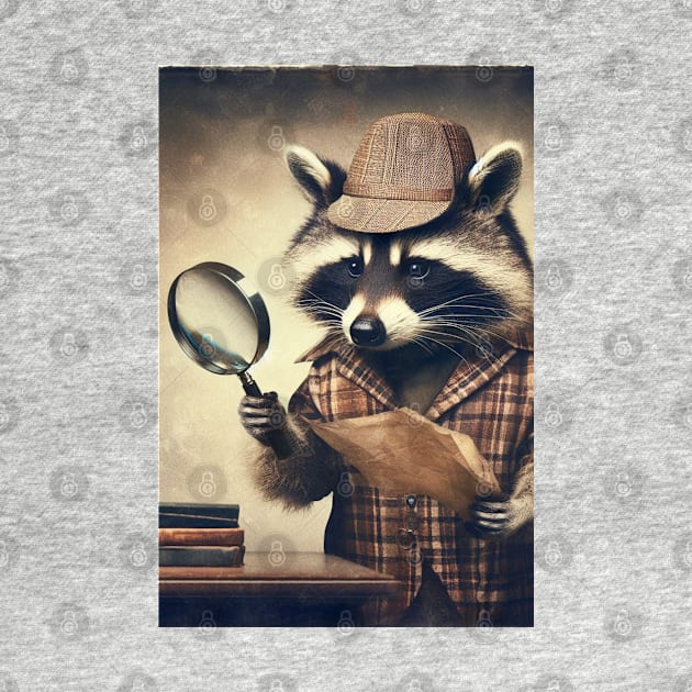 Detective Raccoon by LizTodd